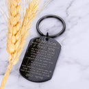 KEYCHAIN Laser Engraved Message