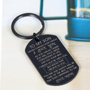 KEYCHAIN Laser Engraved Message