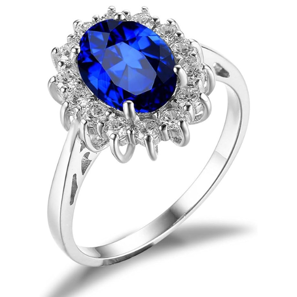 Princess Diana’s Sapphire Ring | Solid S925 Sterling Silver